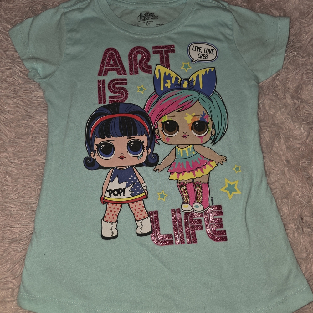 L.O.L. Surprise! Teal Art Graphic Tee